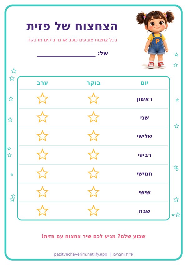 לוח הצחצוח של פזית